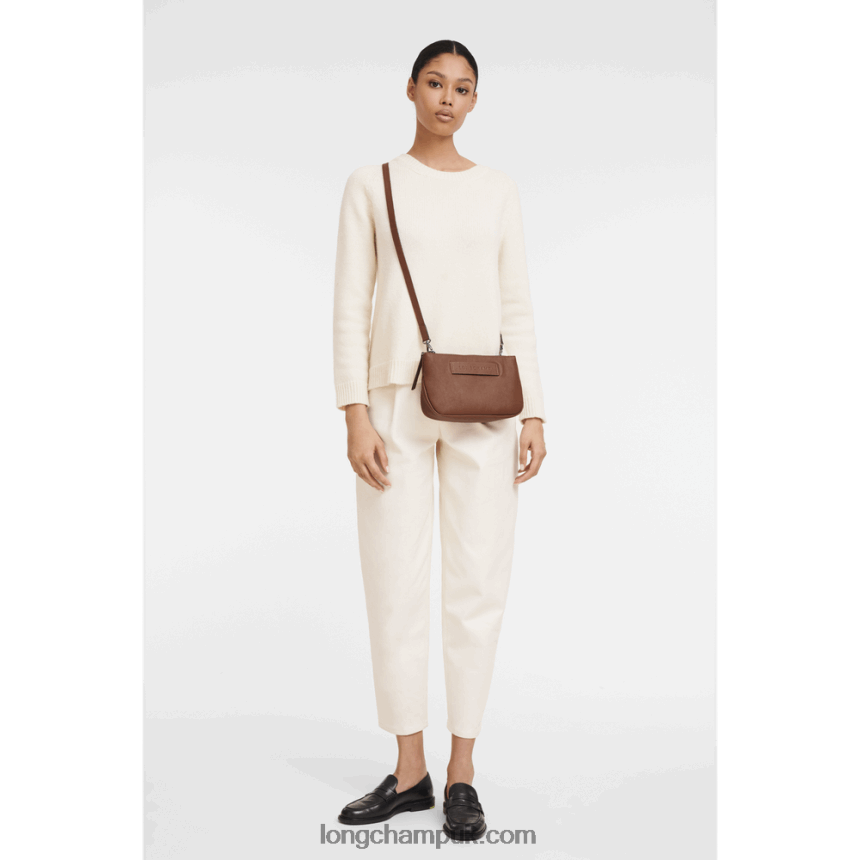 3D Crossbody bag XS Women Longchamp 8RTH80321 Cognac