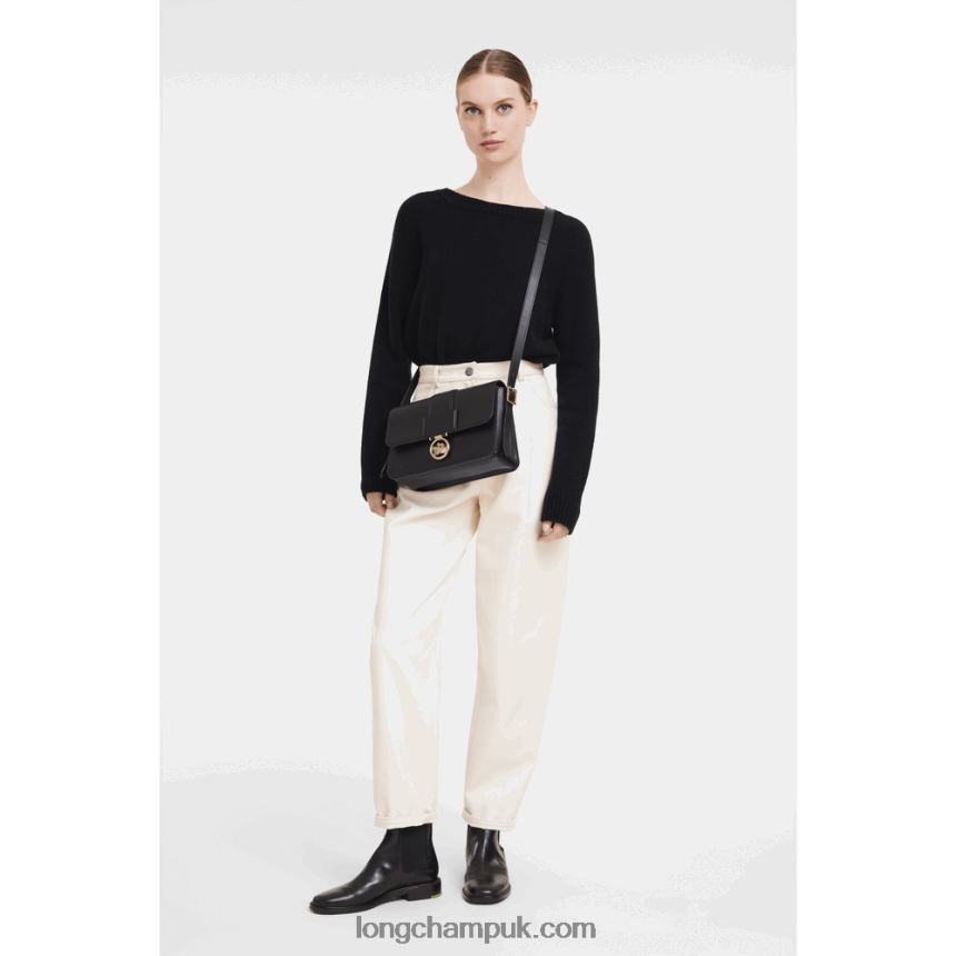 Box Trot Crossbody bag M Women Longchamp 8RTH80231 Black