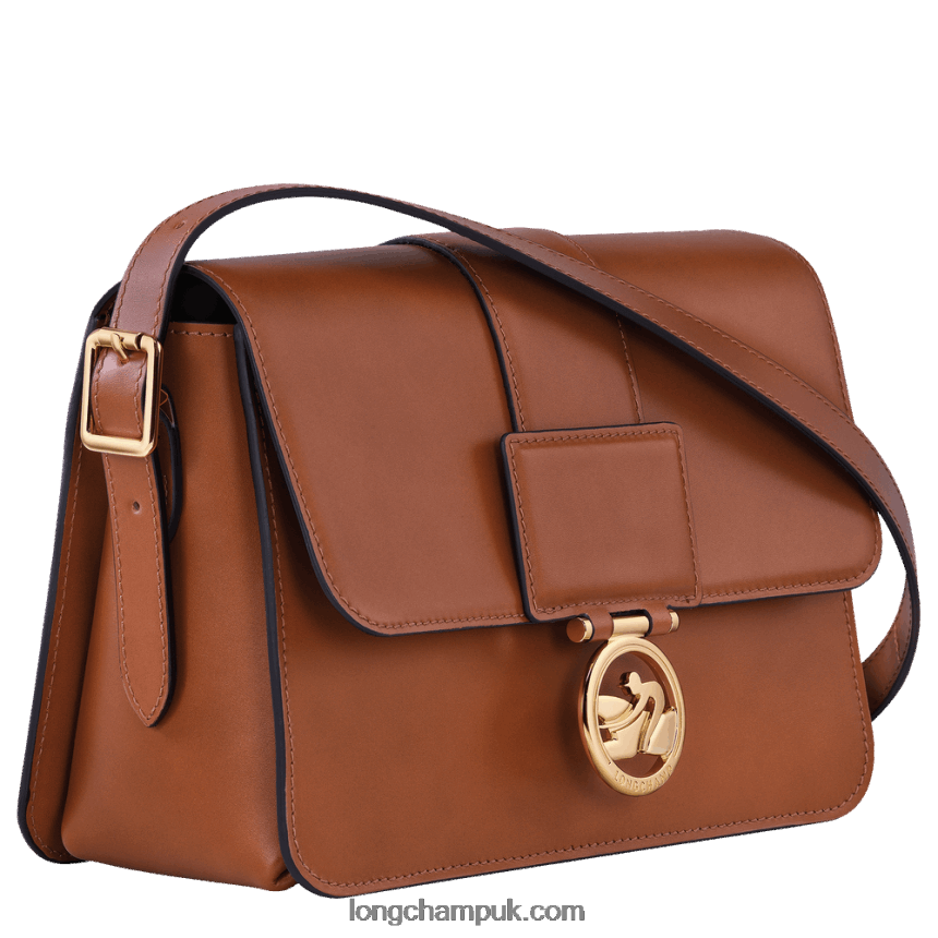 Box Trot Crossbody bag M Women Longchamp 8RTH80233 Cognac