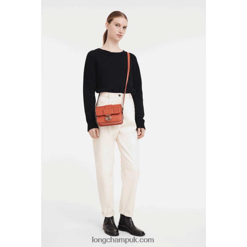 Box Trot Crossbody bag S Women Longchamp 8RTH80229 Orange