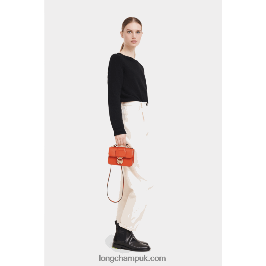 Box Trot Crossbody bag XS Women Longchamp 8RTH8021 Orange