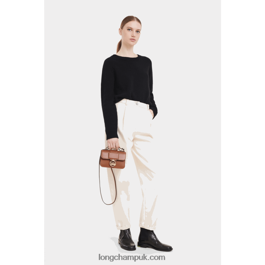 Box Trot Crossbody bag XS Women Longchamp 8RTH80236 Cognac