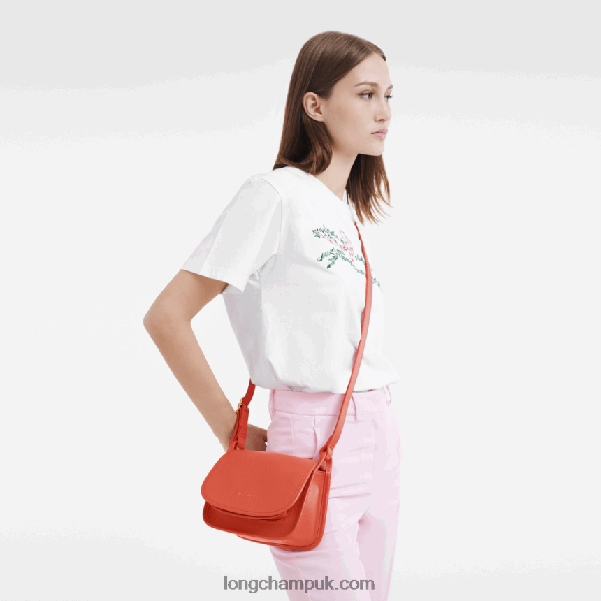 Le Foulonne Crossbody bag XS Women Longchamp 8RTH80262 Orange