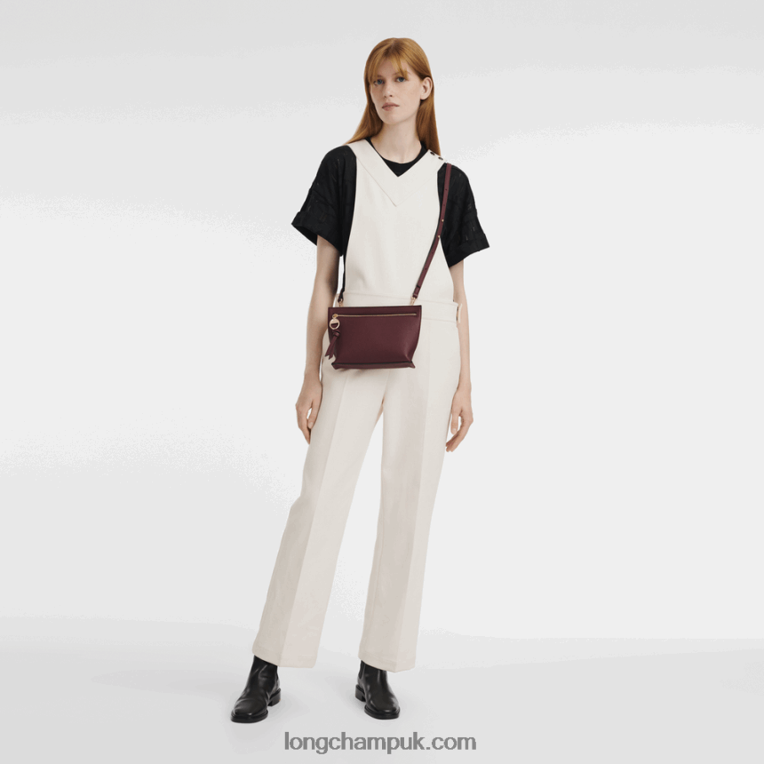 Mailbox Crossbody bag XS Women Longchamp 8RTH80307 Burgundy