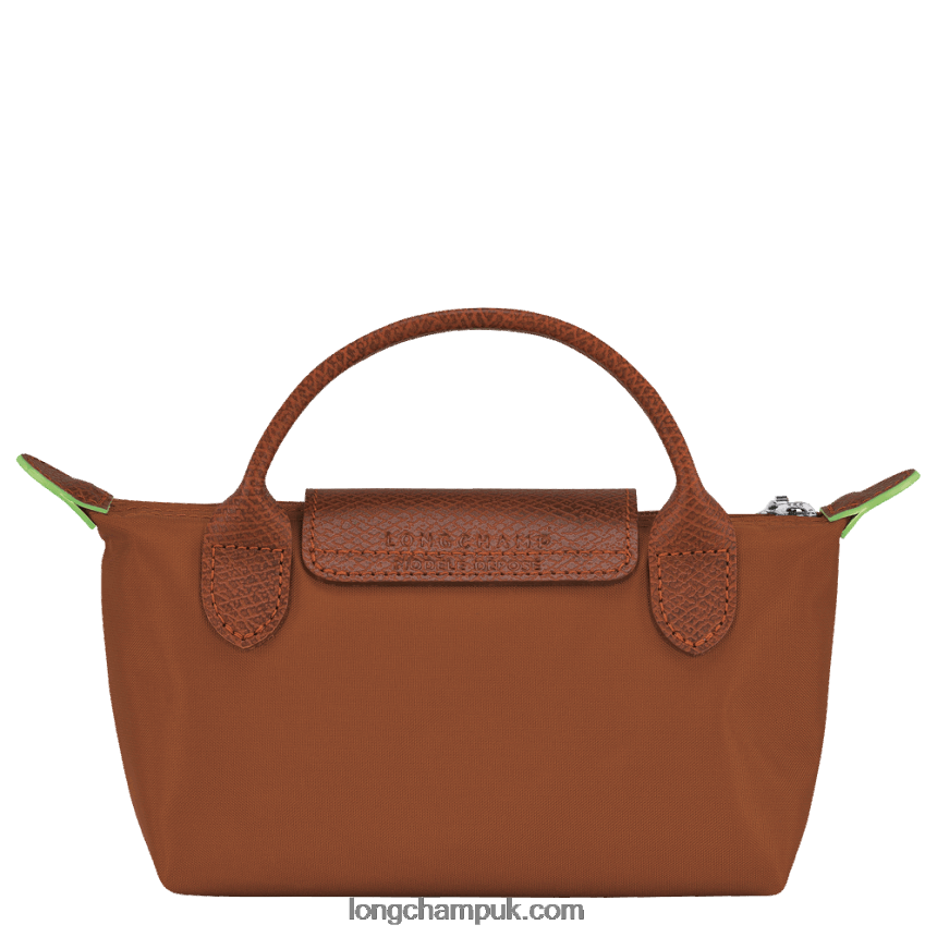 Le Pliage Green Pouch with handle Women Longchamp 8RTH80671 Cognac