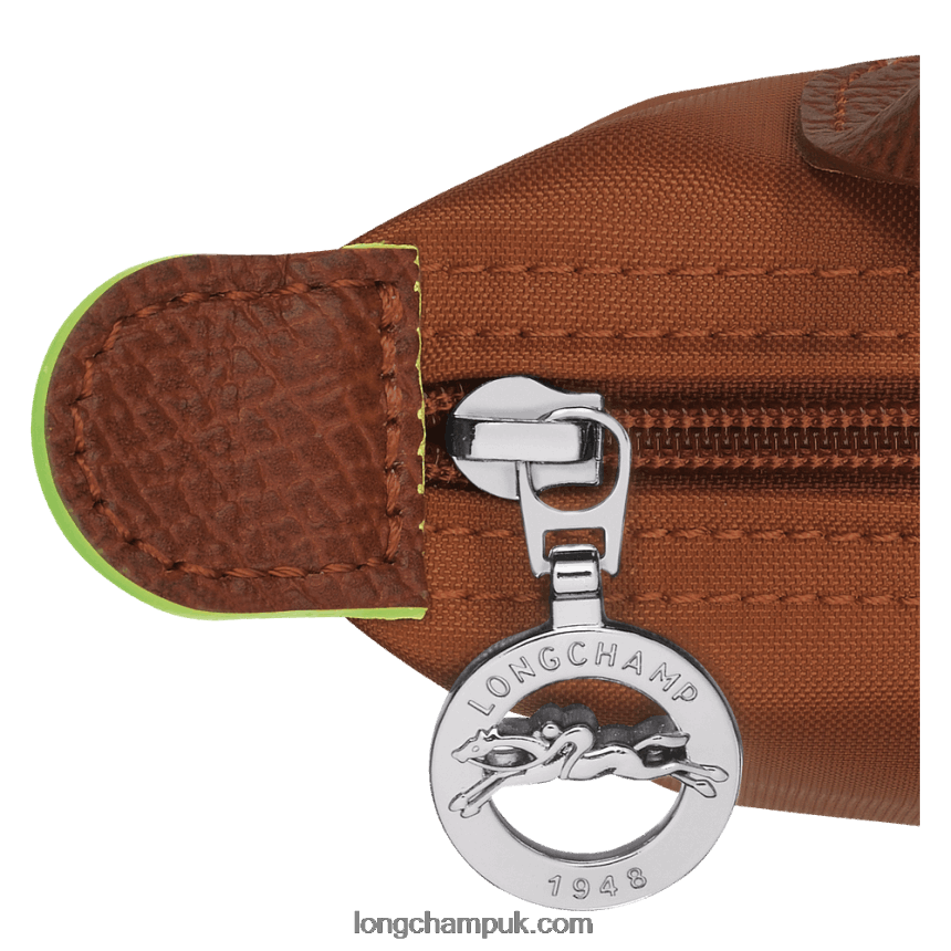 Le Pliage Green Pouch with handle Women Longchamp 8RTH80671 Cognac