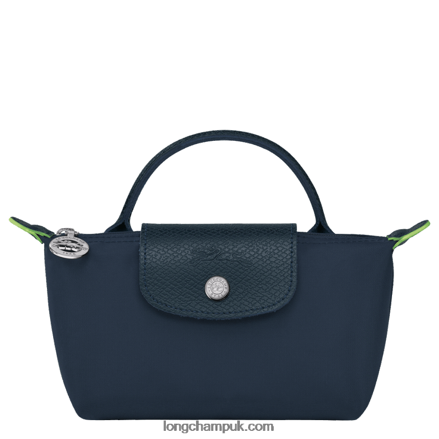 Le Pliage Green Pouch with handle Women Longchamp 8RTH80673 Navy