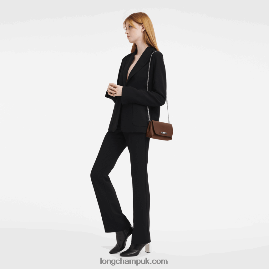 Roseau Clutch Women Longchamp 8RTH80247 Ebony