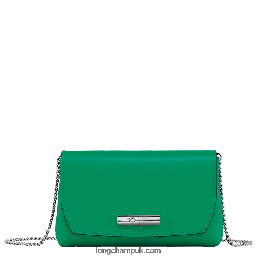 Roseau Clutch Women Longchamp 8RTH80248 Grass/Green Light