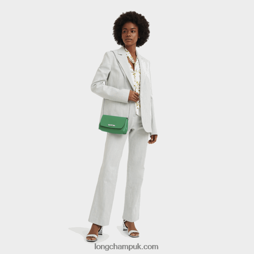 Roseau Clutch Women Longchamp 8RTH80248 Grass/Green Light