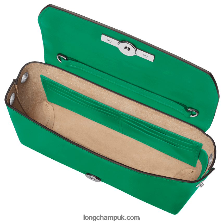 Roseau Clutch Women Longchamp 8RTH80248 Grass/Green Light