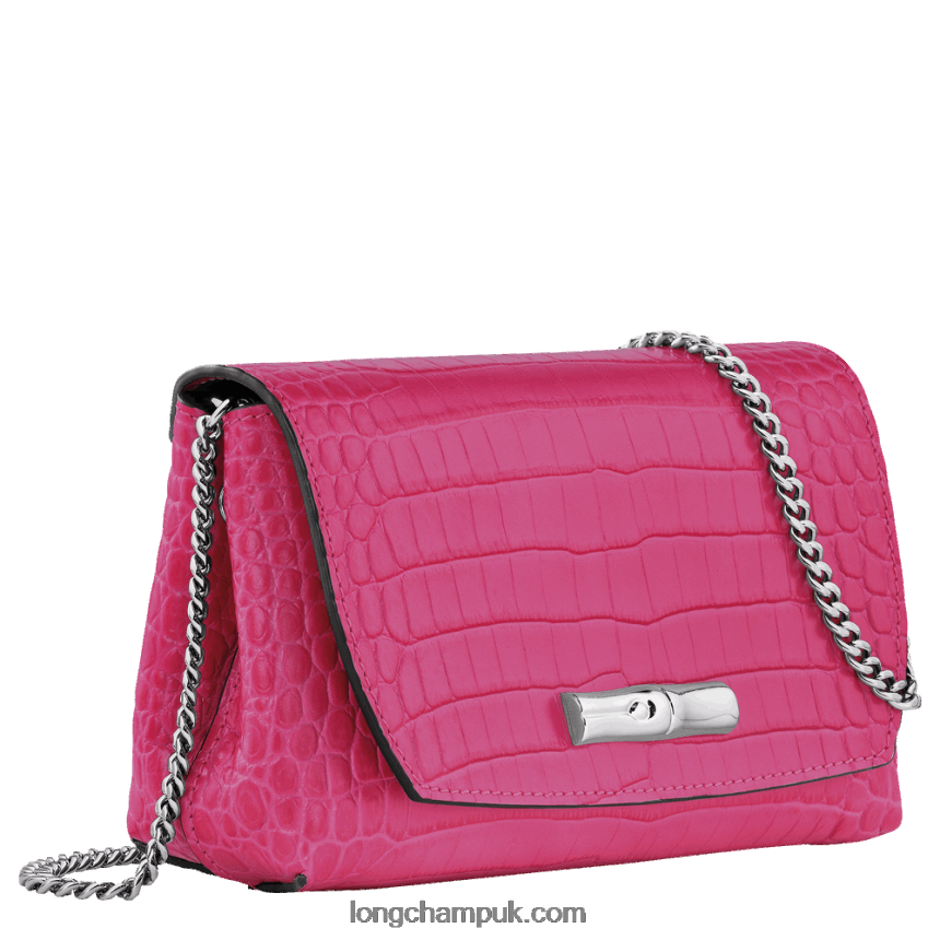 Roseau Clutch Women Longchamp 8RTH80258 Fuchsia