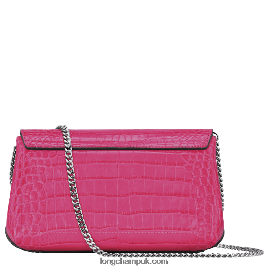 Roseau Clutch Women Longchamp 8RTH80258 Fuchsia