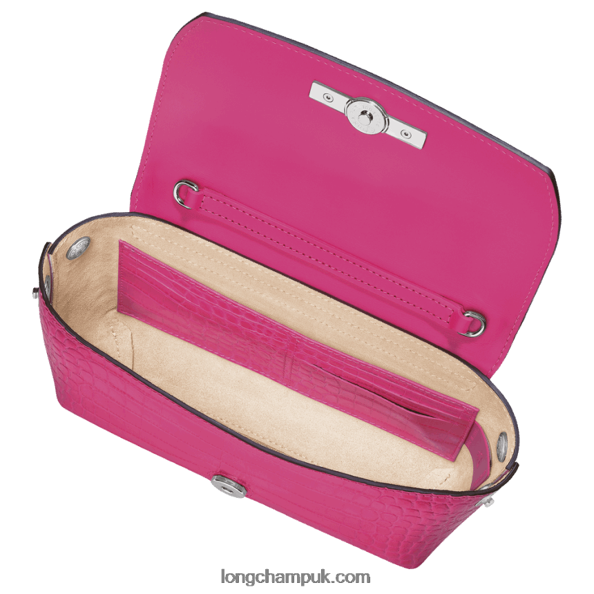 Roseau Clutch Women Longchamp 8RTH80258 Fuchsia