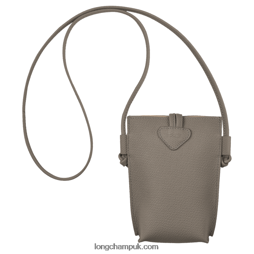 Roseau Phone case with lace Women Longchamp 8RTH80688 Turtledove