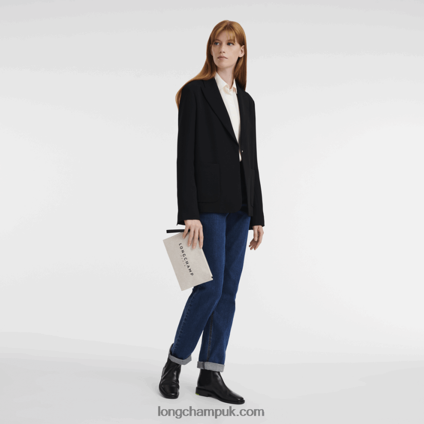 Roseau Pouch Women Longchamp 8RTH80681 Ecru