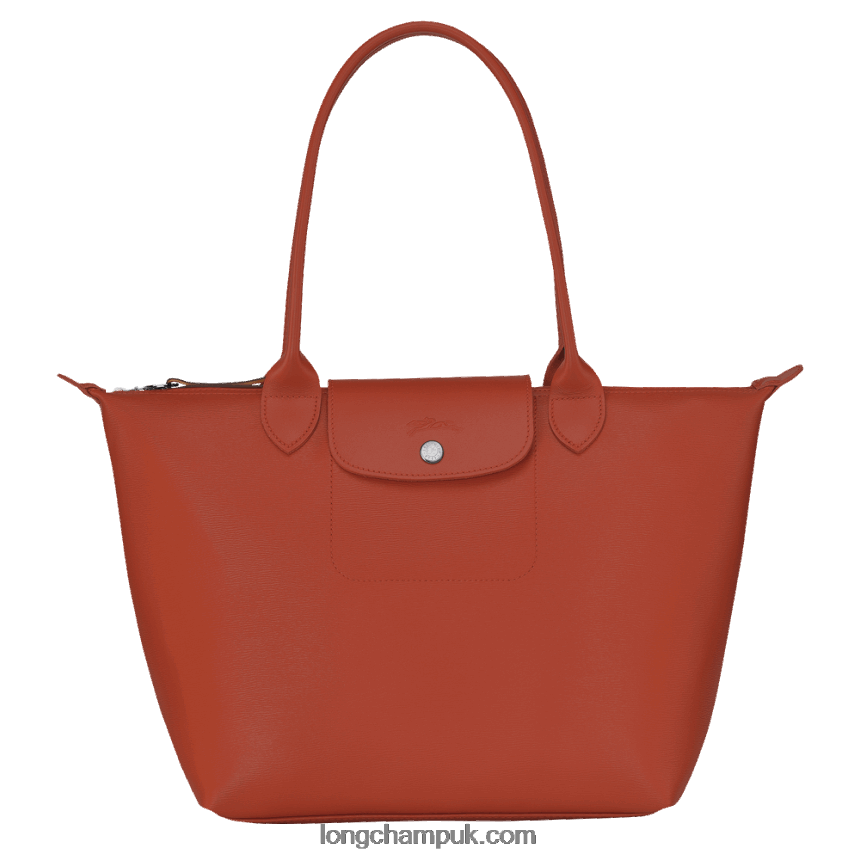 Le Pliage City Tote bag M Women Longchamp 8RTH80354 Terracotta