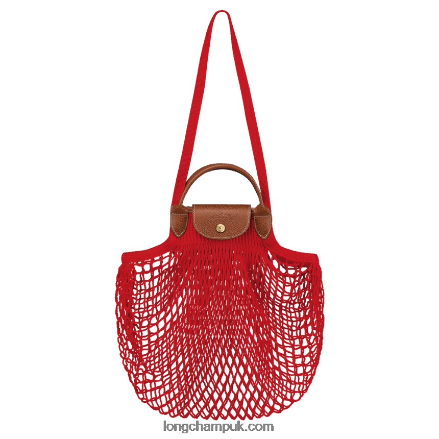 Le Pliage filet Mesh bag L Women Longchamp 8RTH804 Red