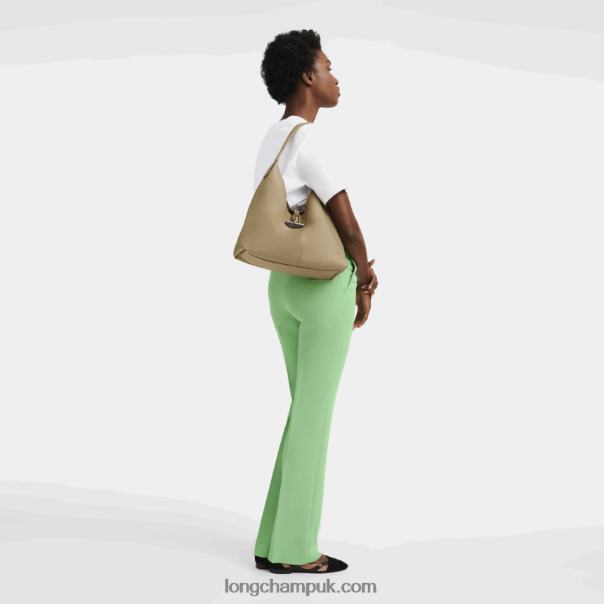 Roseau Essential Hobo bag L Women Longchamp 8RTH8032 Beige