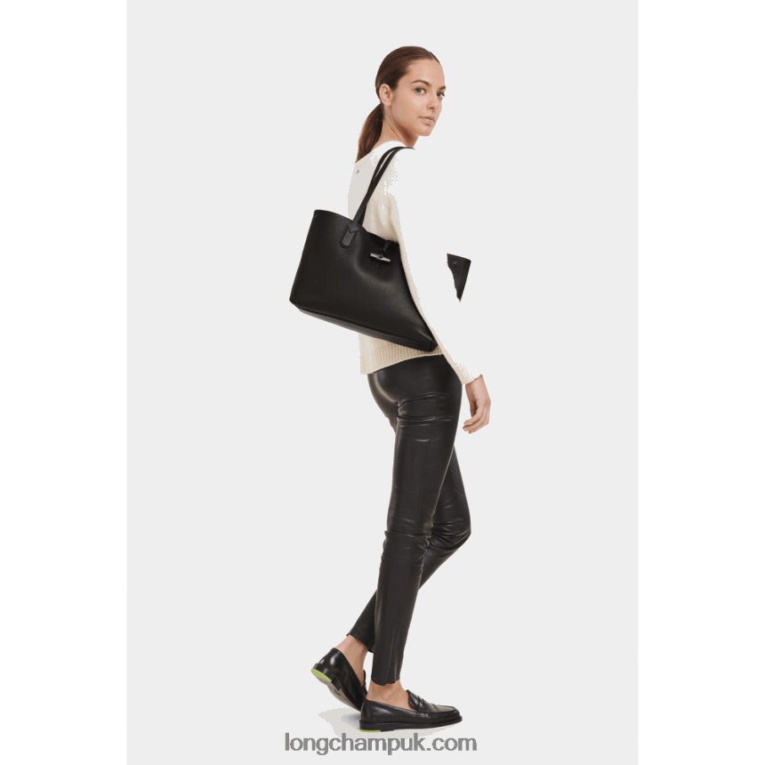 Roseau Essential Tote bag L Women Longchamp 8RTH80360 Black