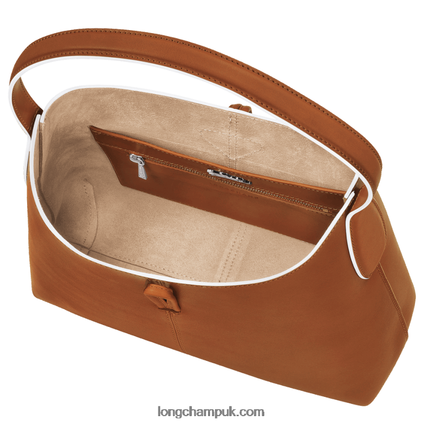 Roseau Hobo bag M Women Longchamp 8RTH80382 Cognac