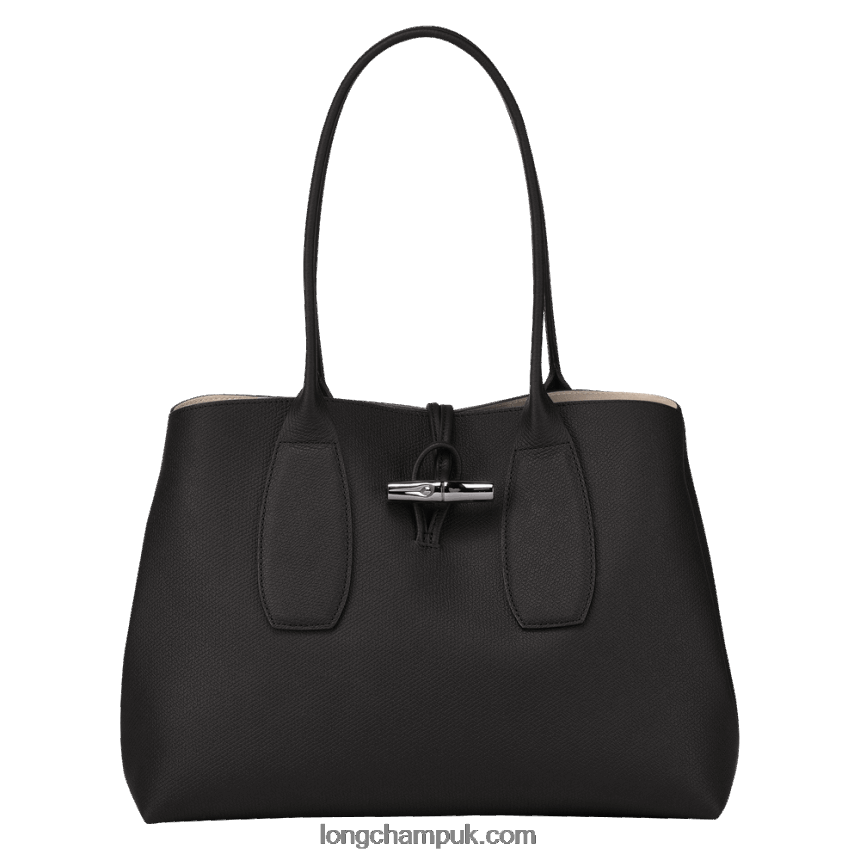 Roseau Tote bag L Women Longchamp 8RTH80368 Black