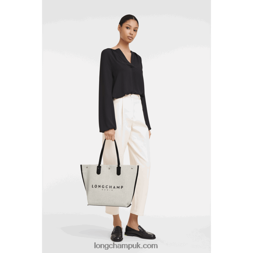 Roseau Tote bag L Women Longchamp 8RTH80381 Ecru