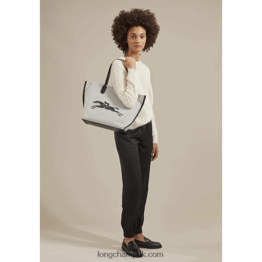 Roseau Tote bag L Women Longchamp 8RTH80381 Ecru
