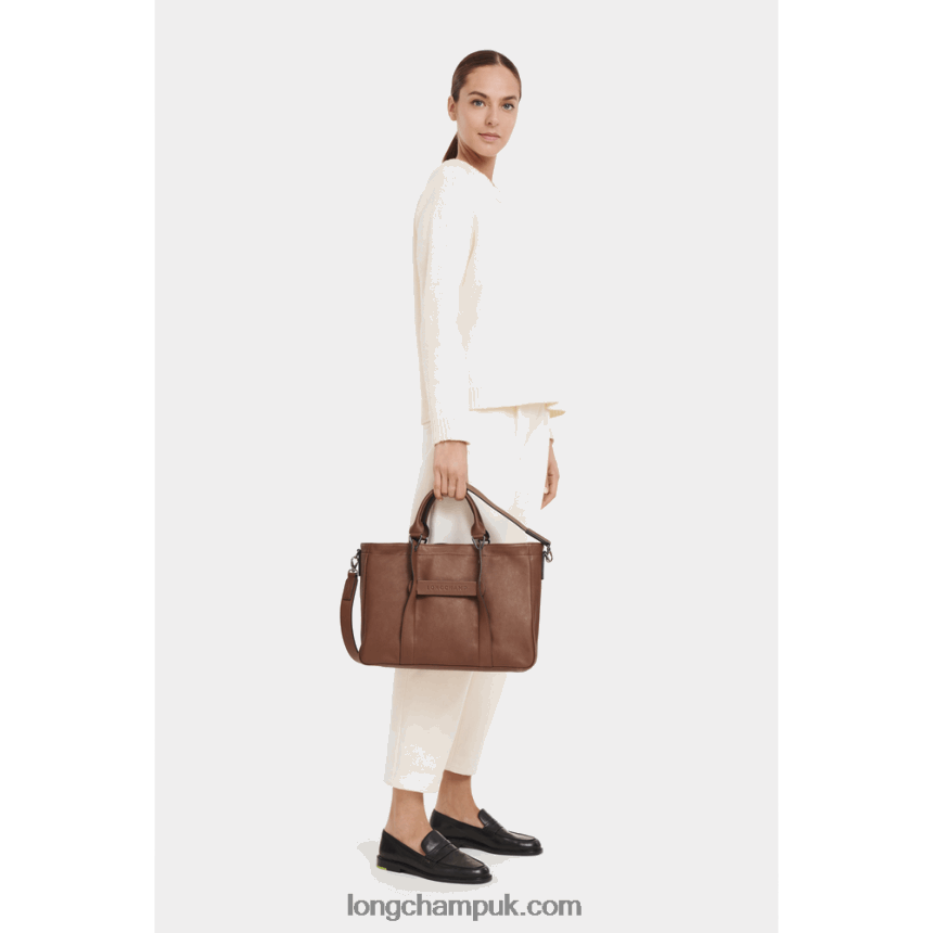 3D Handbag L Women Longchamp 8RTH80185 Cognac