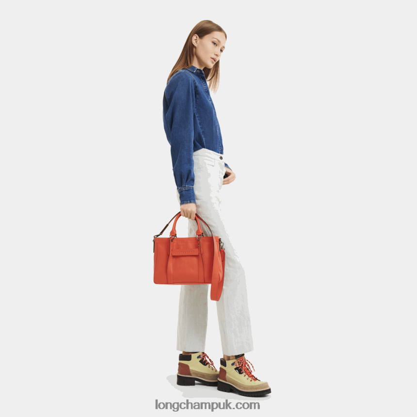 3D Handbag M Women Longchamp 8RTH80179 Orange