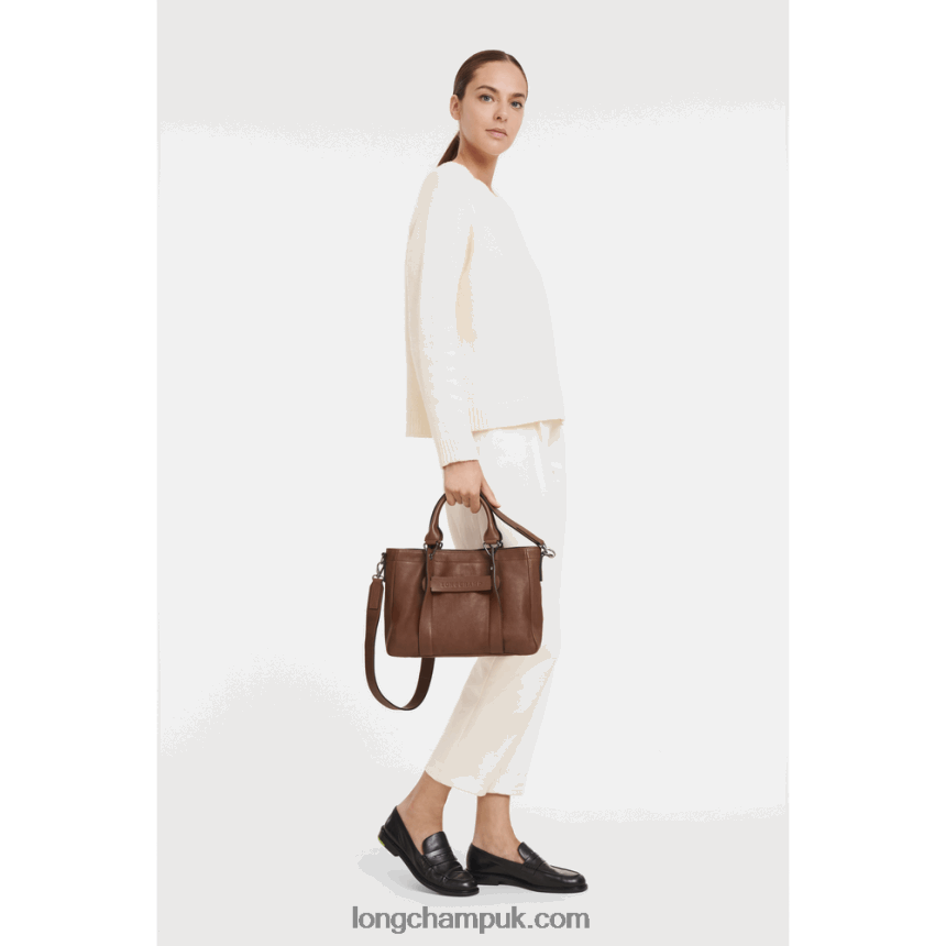 3D Handbag M Women Longchamp 8RTH80180 Cognac