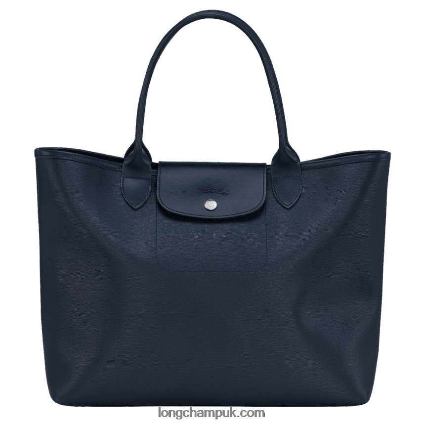Le Pliage City Tote bag L Women Longchamp 8RTH8086 Navy