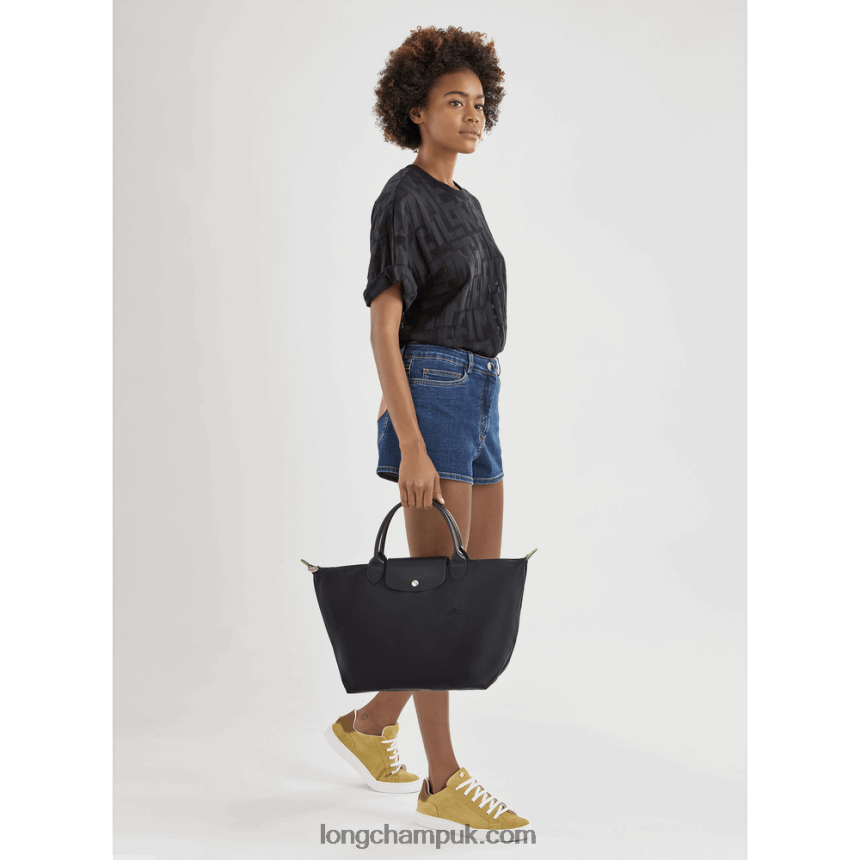 Le Pliage Green Handbag M Women Longchamp 8RTH80192 Black