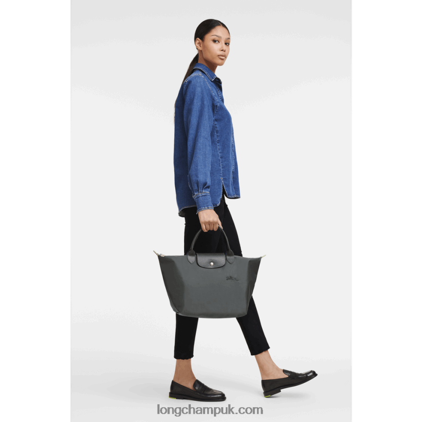 Le Pliage Green Handbag M Women Longchamp 8RTH80194 Graphite