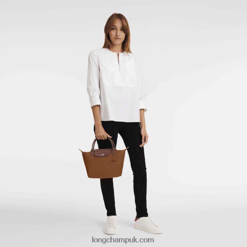 Le Pliage Green Handbag S Women Longchamp 8RTH80188 Cognac