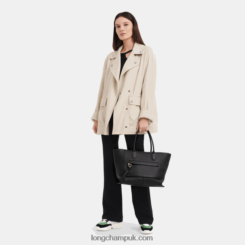 Mailbox Handbag L Women Longchamp 8RTH80171 Black