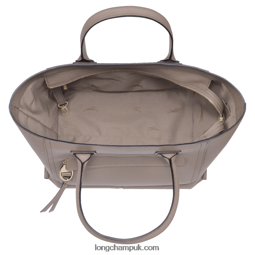 Mailbox Handbag L Women Longchamp 8RTH80172 Taupe