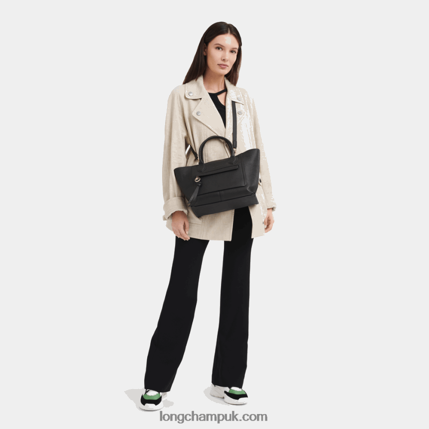 Mailbox Handbag M Women Longchamp 8RTH80167 Black