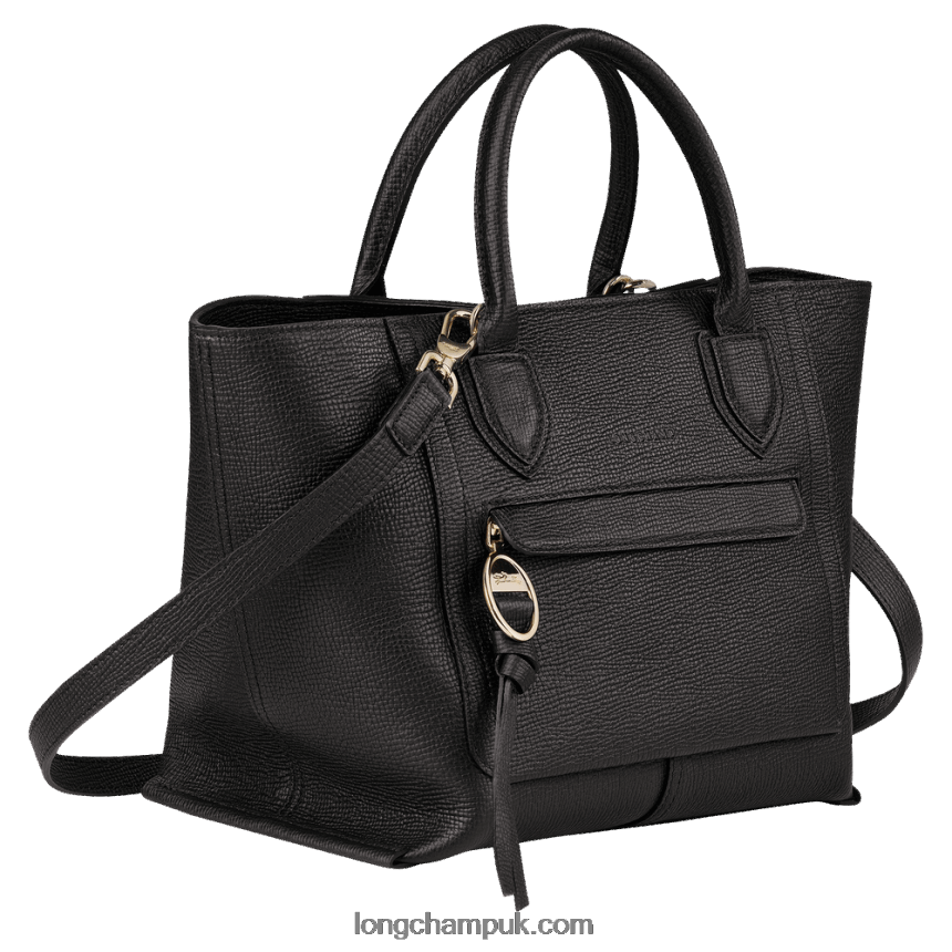 Mailbox Handbag M Women Longchamp 8RTH80167 Black