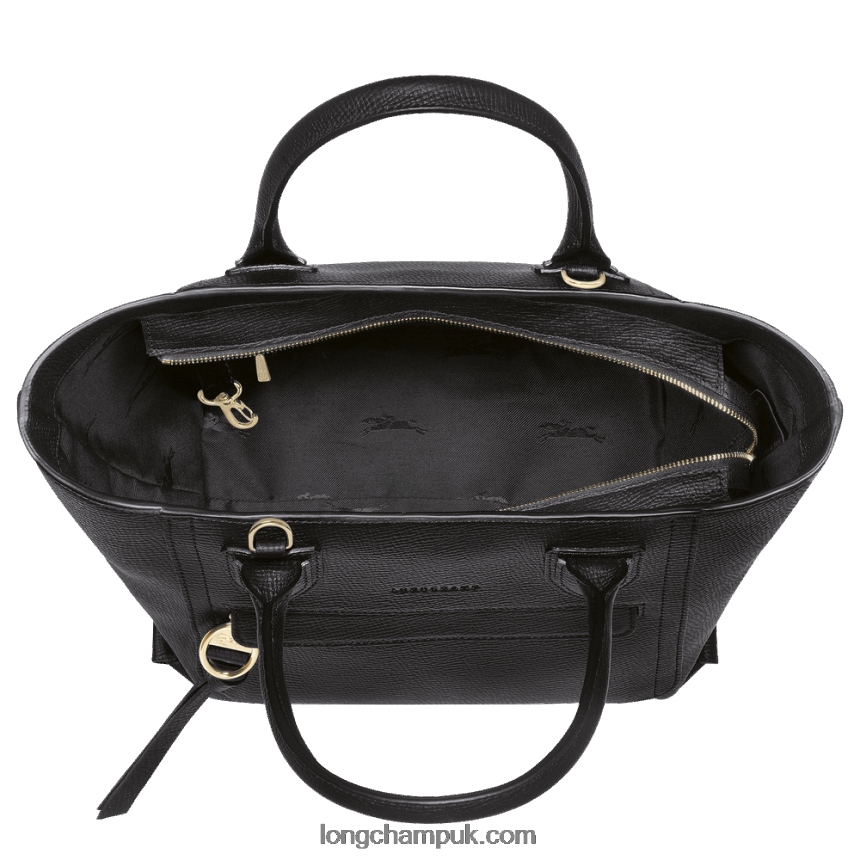 Mailbox Handbag M Women Longchamp 8RTH80167 Black