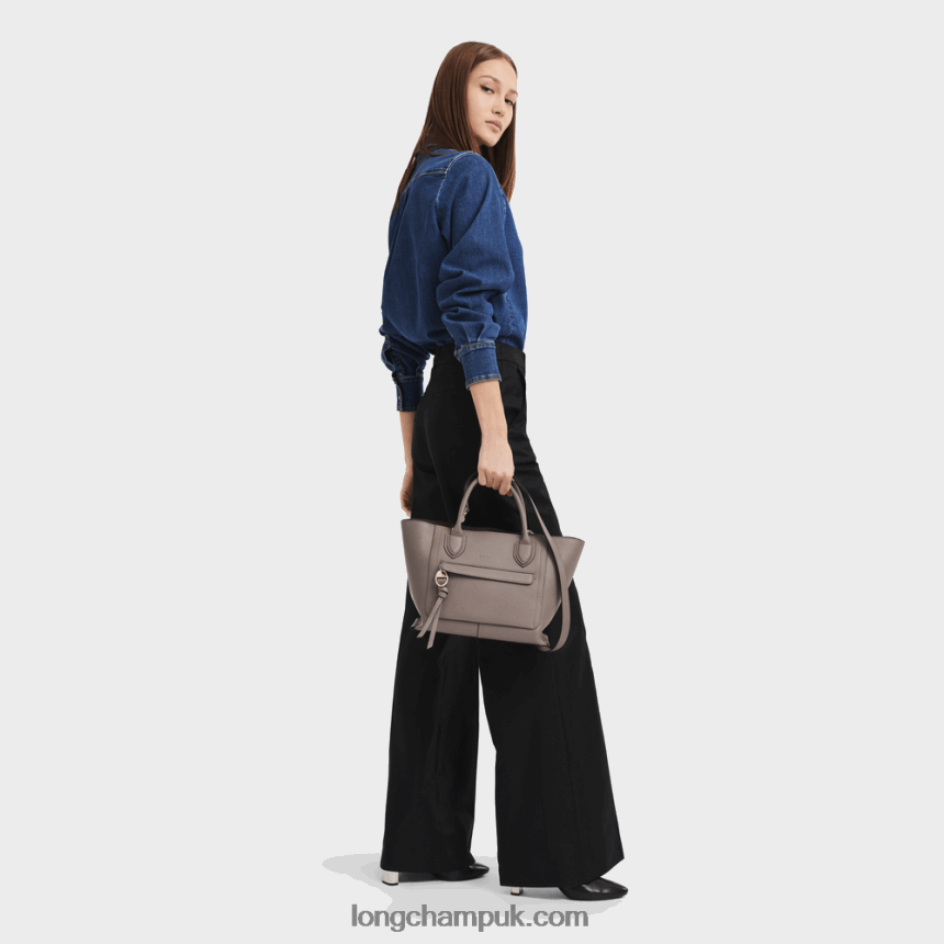Mailbox Handbag M Women Longchamp 8RTH80168 Taupe