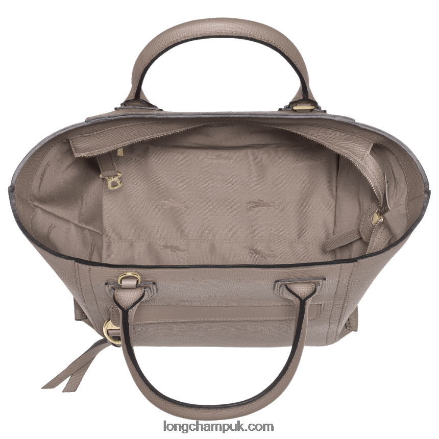 Mailbox Handbag M Women Longchamp 8RTH80168 Taupe