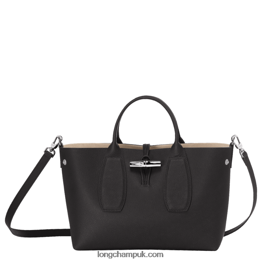 Roseau Handbag M Women Longchamp 8RTH80103 Black
