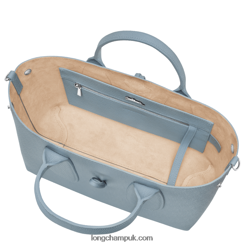 Roseau Handbag M Women Longchamp 8RTH80107 Cloud Blue