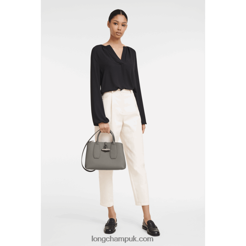 Roseau Handbag M Women Longchamp 8RTH80108 Turtledove