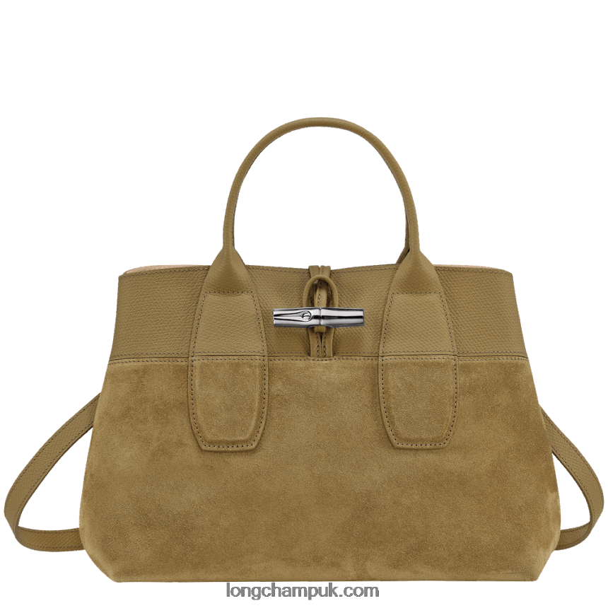 Roseau Handbag M Women Longchamp 8RTH80118 Bronze