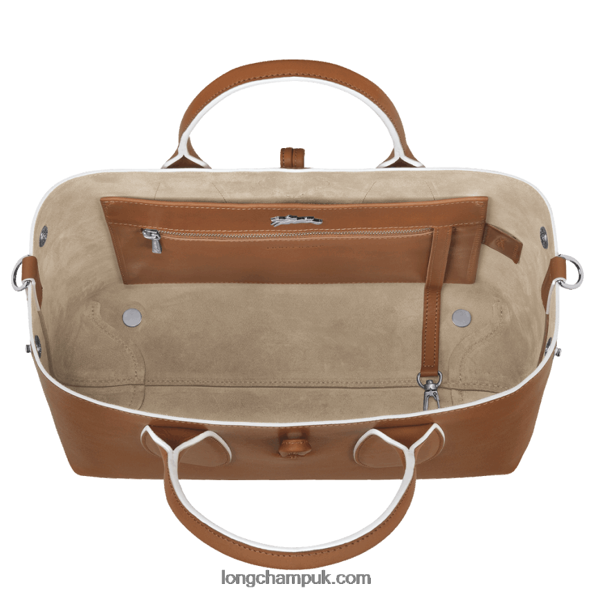 Roseau Handbag M Women Longchamp 8RTH80121 Cognac