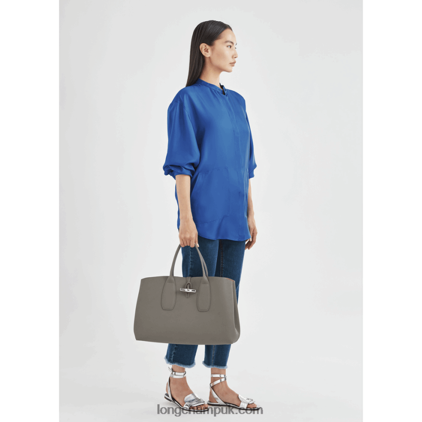 Roseau Handbag XL Women Longchamp 8RTH80111 Turtledove