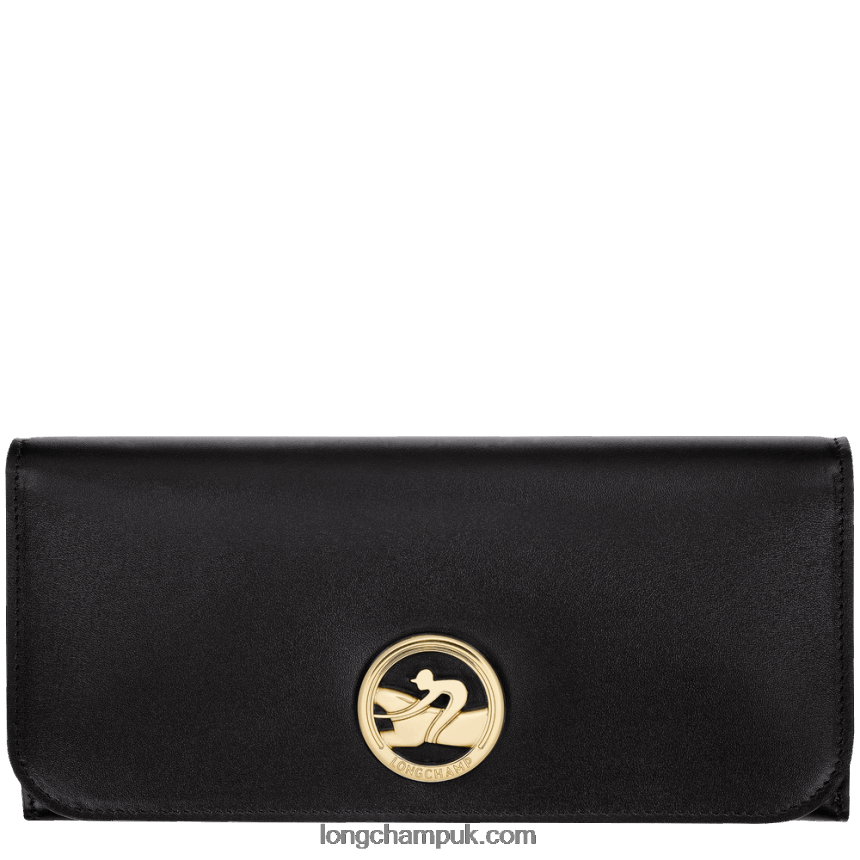 Box Trot Continental wallet Women Longchamp 8RTH80558 Black