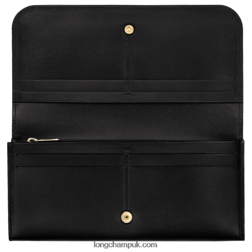 Box Trot Continental wallet Women Longchamp 8RTH80558 Black